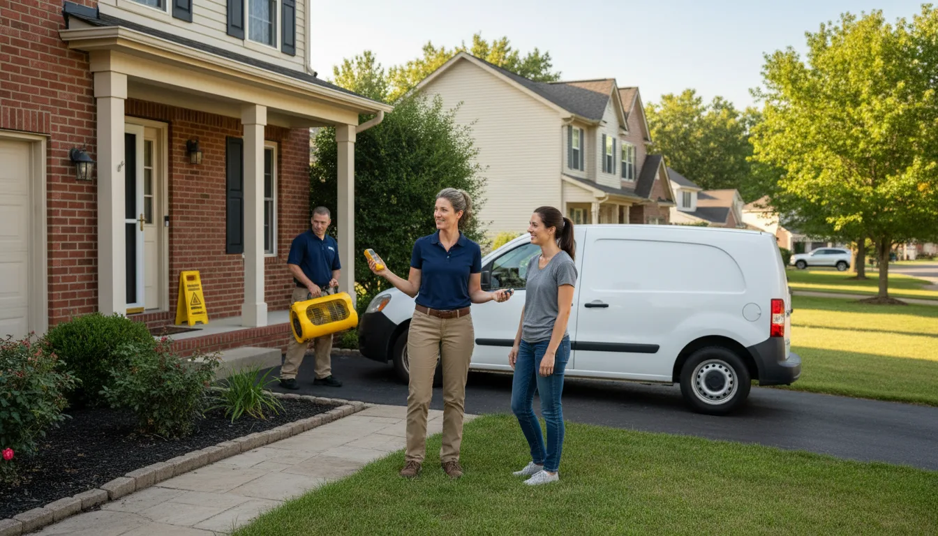 Residential water damage restoration in Snowflake, AZ